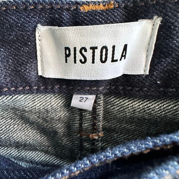 Pistola Ryder Cuffed Straight Dark Wash Jeans - Picture 6 of 11